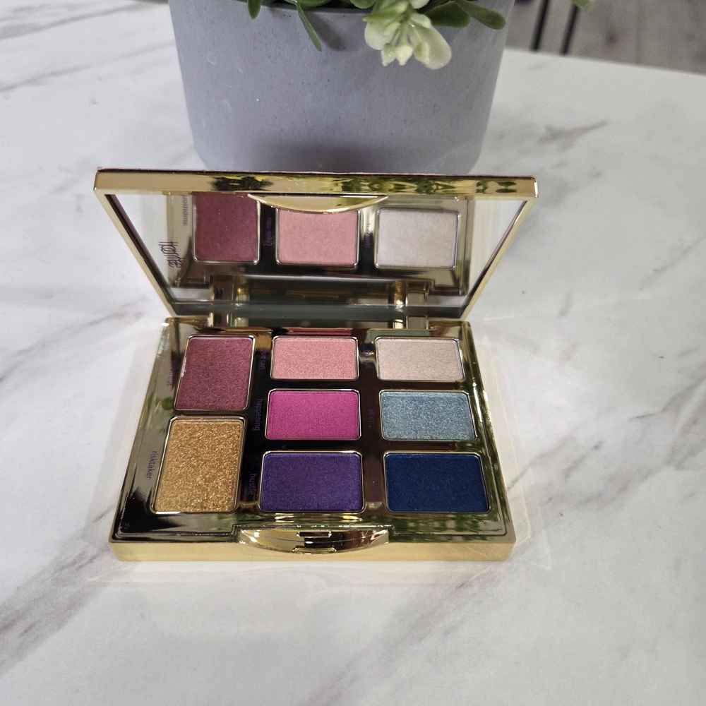 Tarte Vibrant Eyeshadow Palette with Gold and Pink Hues